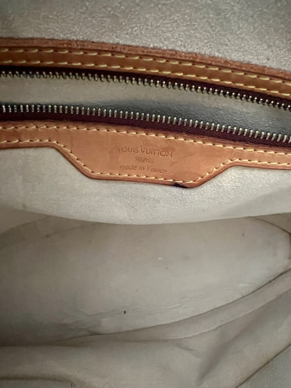 Authentic tote Louis Vuitton Monogram Canvas Babylone - Picture 9 of 11